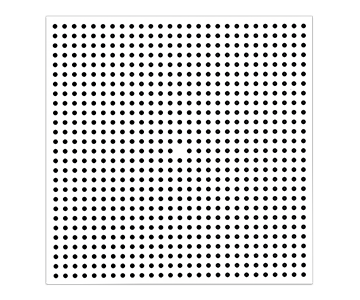 Dot visual calibration board